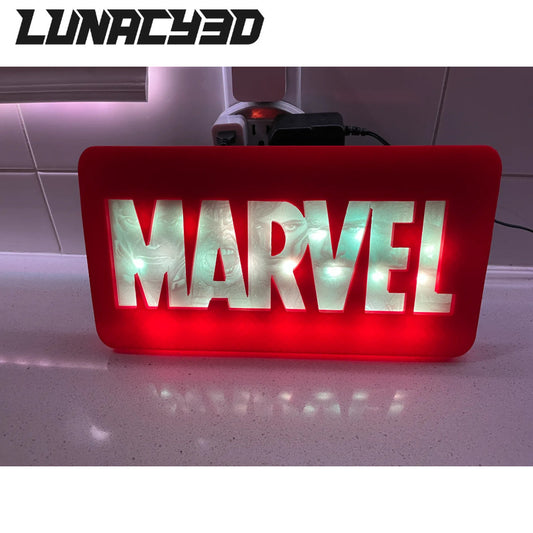 Marvel Lightbox | Kotak Lampu Marvel